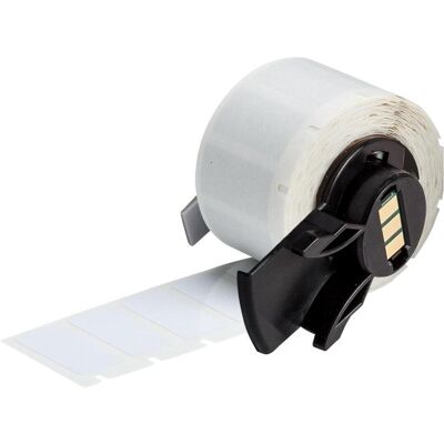 Brady, Etikettenrolle, M6-17-473, Spannungsableitender Polyester, Weiss, glänzend, 25.40 x 12.70 mm, permanent (500 (33.32 mm) Brady, Etikettenrolle, M6-17-473, Spannungsableitender Polyester, Weiss, glänzend, 25.40 x 12.70 mm, permanent (500 (33.32 mm)