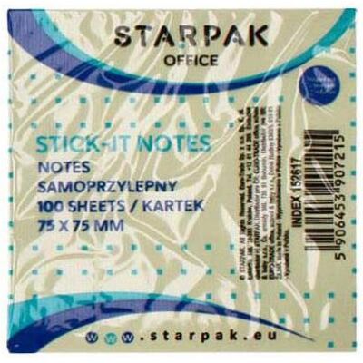 Starpak, Haftnotiz, selbstklebendes Notizbuch 76x76 / 100k von (76 x 76 mm) Starpak, Haftnotiz, selbstklebendes Notizbuch 76x76 / 100k von (76 x 76 mm)