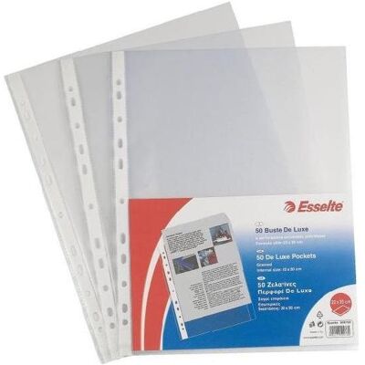 Esselte, Mappe, De Luxe Schutzblatt A4 100 Stück (A4, 100x) Esselte, Mappe, De Luxe Schutzblatt A4 100 Stück (A4, 100x)