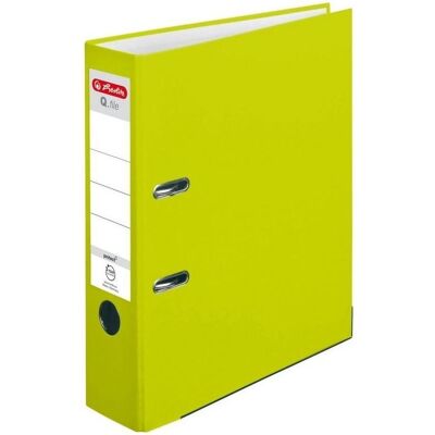 Herlitz, Ordner, Q.file Ordner protect A4 8 cm neon grün (A4, 80 mm, 1 Stk.) Herlitz, Ordner, Q.file Ordner protect A4 8 cm neon grün (A4, 80 mm, 1 Stk.)