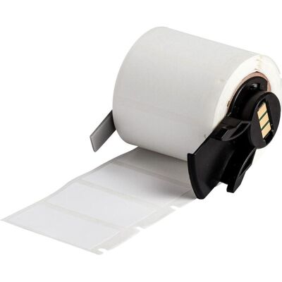 Brady, Etikettenrolle, M6-30-459, Polyesterfolie, Weiss, matt, 38.10 x 19.05 mm, permanent (250 E.) (46.02 mm) Brady, Etikettenrolle, M6-30-459, Polyesterfolie, Weiss, matt, 38.10 x 19.05 mm, permanent (250 E.) (46.02 mm)