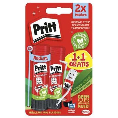 Quantore, Klebestift, Klebestift Pritt Stick Original 22gr, 2 Stk. Quantore, Klebestift, Klebestift Pritt Stick Original 22gr, 2 Stk.