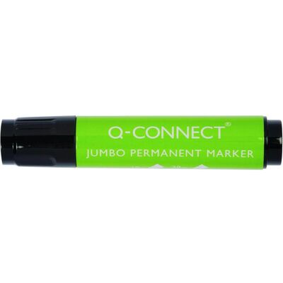 Q-Connect, Marker, Jumbo-Industriemarker, abgeschrägt, 2–20 mm (Linie), schwarz Q-Connect, Marker, Jumbo-Industriemarker, abgeschrägt, 2–20 mm (Linie), schwarz