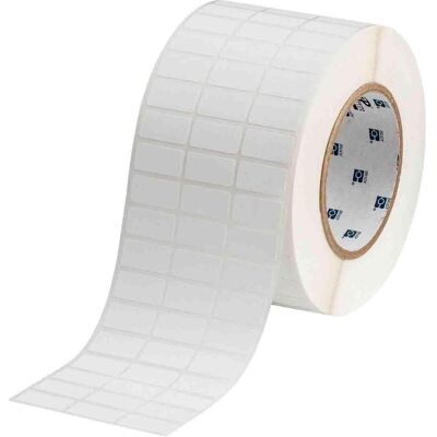 Brady, Etikettenrolle, THT-5-425-10, Polypropylen, Weiss, matt, 25.40 x 12.70 mm, permanent, 3-bahnig (10000 E.) Brady, Etikettenrolle, THT-5-425-10, Polypropylen, Weiss, matt, 25.40 x 12.70 mm, permanent, 3-bahnig (10000 E.)