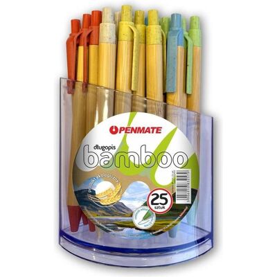 Teka, Schreibstifte, Bambus BP-104 Mischstift (25 Stück) PENMATE (25x) Teka, Schreibstifte, Bambus BP-104 Mischstift (25 Stück) PENMATE (25x)