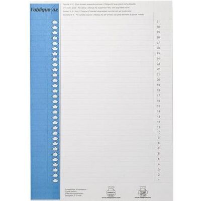 Hamelin, Ordner Zubehör, ELBA Hängeregistraturenschilder Papier Blau 0,9 x 15,6 cm Hamelin, Ordner Zubehör, ELBA Hängeregistraturenschilder Papier Blau 0,9 x 15,6 cm