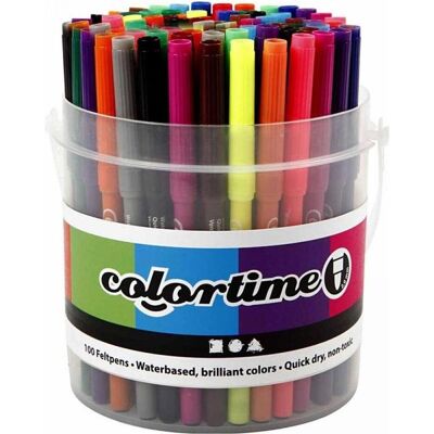 Creativ Company, Marker, Eimer mit Filzstifte (100x) Creativ Company, Marker, Eimer mit Filzstifte (100x)