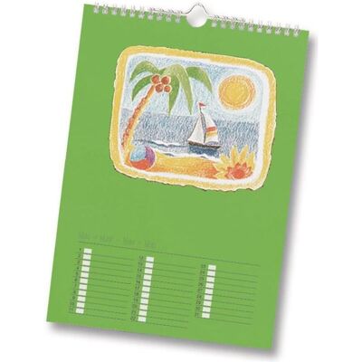 Folia, Kalender, Dauerkalender A4 farbig (A4) Folia, Kalender, Dauerkalender A4 farbig (A4)