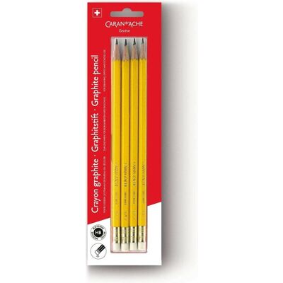 Caran d'Ache, Bleistift, Edelweiss Graphitstift im Blister (2.10 mm, HB, 4x) Caran d'Ache, Bleistift, Edelweiss Graphitstift im Blister (2.10 mm, HB, 4x)