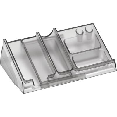 Helit, Schreibtisch Accessoire, Schreibt.-Organizer PET t.grau Helit, Schreibtisch Accessoire, Schreibt.-Organizer PET t.grau