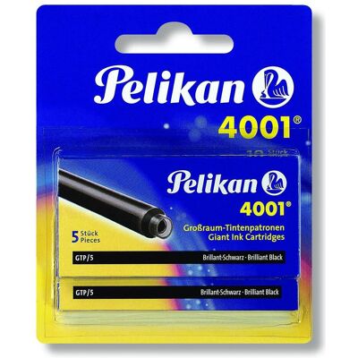 Pelikan Ersatzpatronen + Tintenfass, 4001 GTP/5 (Schwarz, 10 Stk.) Pelikan Ersatzpatronen + Tintenfass, 4001 GTP/5 (Schwarz, 10 Stk.)