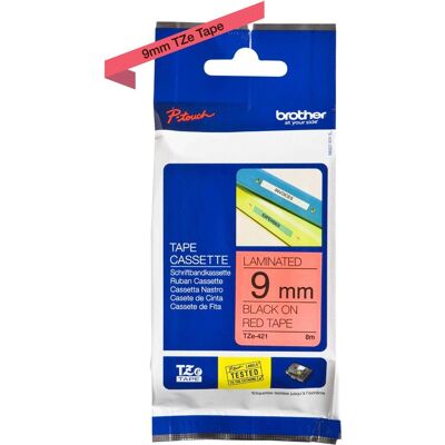 Brother Beschriftungsband, Schriftband (0.90 cm, Rot) Brother Beschriftungsband, Schriftband (0.90 cm, Rot)