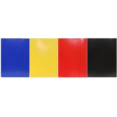 Beniamin, Ordner, A4-Ordner mit Gummiband, gemischte Farben (A4) Beniamin, Ordner, A4-Ordner mit Gummiband, gemischte Farben (A4)