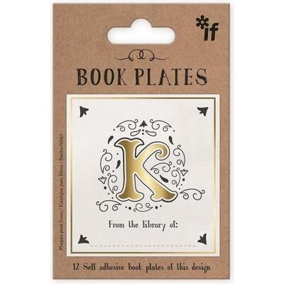 IF, Sticker, Exlibris - Satz Aufkleber - Buchstabe K (12 Sticker) IF, Sticker, Exlibris - Satz Aufkleber - Buchstabe K (12 Sticker)