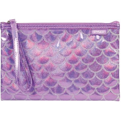 Magni, Etui, STYLEX Faulenzer Mermaid Collection Kinder-Sporttasche, 20 cm, Violett Magni, Etui, STYLEX Faulenzer Mermaid Collection Kinder-Sporttasche, 20 cm, Violett