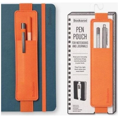 IF, Etui, Bookaroo Pen Pouch orangefarbener Stifthalter IF, Etui, Bookaroo Pen Pouch orangefarbener Stifthalter