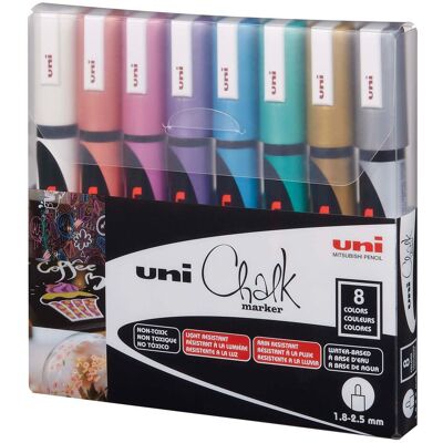 Uni-ball, Marker, Kreidemarker Uni Chalk (8x) Uni-ball, Marker, Kreidemarker Uni Chalk (8x)