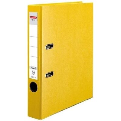 Herlitz, Ordner, Q.file Ordner protect A4 5 cm gelb (A4, 50 mm, 1 Stk.) Herlitz, Ordner, Q.file Ordner protect A4 5 cm gelb (A4, 50 mm, 1 Stk.)
