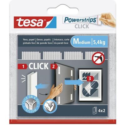 tesa, Fotokleber + Posterkleber, Powerstrips Click tesa, Fotokleber + Posterkleber, Powerstrips Click