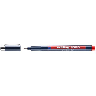 Edding, Schreibstifte, Faserzeichner Profipen 1800 (1x) Edding, Schreibstifte, Faserzeichner Profipen 1800 (1x)