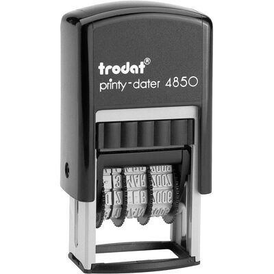 Trodat, Stempel, Datumstempel Printy mit Lagertext GEBUCHT Trodat, Stempel, Datumstempel Printy mit Lagertext GEBUCHT