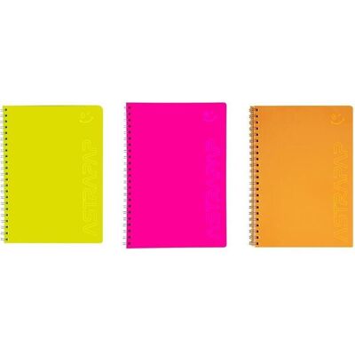 Astra, Heft + Block, Spiralnotizbuch A4/100K kariert Fluo (A4, Kariert) Astra, Heft + Block, Spiralnotizbuch A4/100K kariert Fluo (A4, Kariert)