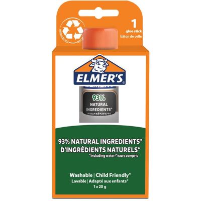 Elmer's, Klebestift, Klebestift Pure Glue 20g, Weiss Elmer's, Klebestift, Klebestift Pure Glue 20g, Weiss