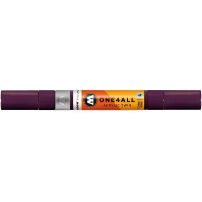 Molotow, Marker, Marqueur pour Maquettes - One4All Twin - Acrylique Prune - 1,5/4mm - -233 - 15 cm (1x) Molotow, Marker, Marqueur pour Maquettes - One4All Twin - Acrylique Prune - 1,5/4mm - -233 - 15 cm (1x)