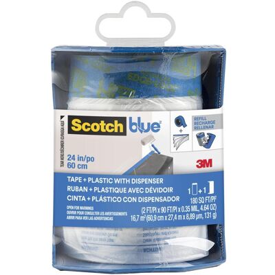 Scotch, Klebeband, Blue Abdeckpapier mit Malerabdeckband Scotch, Klebeband, Blue Abdeckpapier mit Malerabdeckband