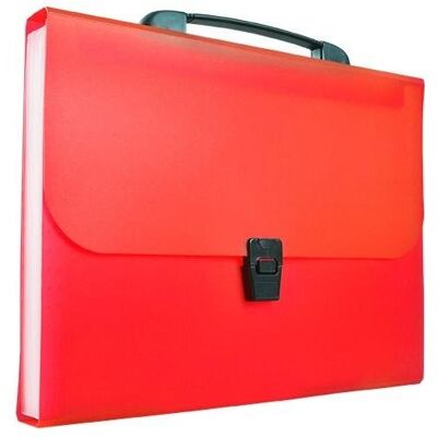 Tetis, Mappe, Faltmappe PP mit Griff (13) A4 rot (A4, 1x) Tetis, Mappe, Faltmappe PP mit Griff (13) A4 rot (A4, 1x)