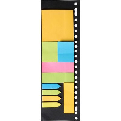Haftnotiz, Haftnotizen-Set, 11 x 25 Blatt Haftnotiz, Haftnotizen-Set, 11 x 25 Blatt