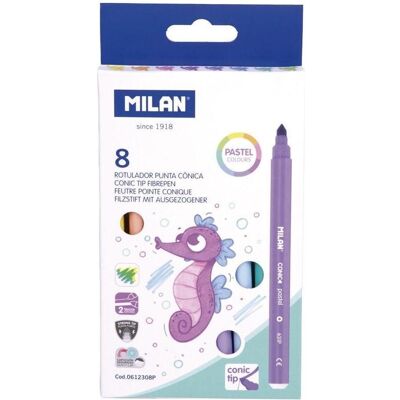 Teka, Marker, Pastellmarker 8 Farben MAILAND (8x) Teka, Marker, Pastellmarker 8 Farben MAILAND (8x)