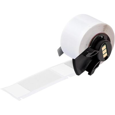 Brady, Etikettenrolle, M6-21-417, Selbstlaminierendes Vinyl, Weiss/Transparent, matt, 25.40 x 19.05 (63.50) mm, perm (33.32 mm) Brady, Etikettenrolle, M6-21-417, Selbstlaminierendes Vinyl, Weiss/Transparent, matt, 25.40 x 19.05 (63.50) mm, perm (33.32 mm)