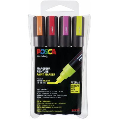 Posca, Marker, Neonmarker (4x) Posca, Marker, Neonmarker (4x)