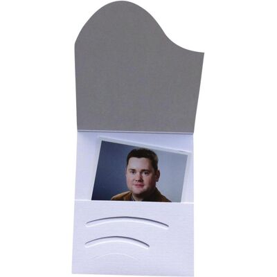 Daiber, Mappe, 1x100 Passbildmappen Wave Leinenkarton (7 x 10 cm, 100x) Daiber, Mappe, 1x100 Passbildmappen Wave Leinenkarton (7 x 10 cm, 100x)