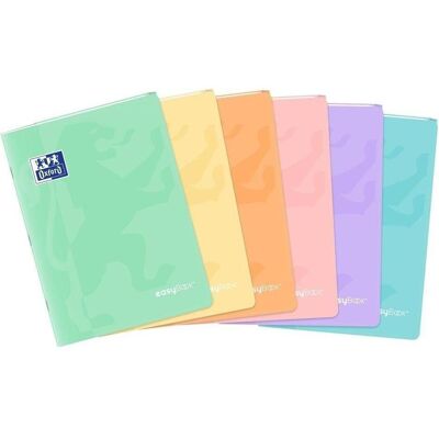 Oxford, Heft + Block, Notizbuch A4/60K Raster Easybook Pastell (8 Stück) (A4, Weicher Einband) Oxford, Heft + Block, Notizbuch A4/60K Raster Easybook Pastell (8 Stück) (A4, Weicher Einband)