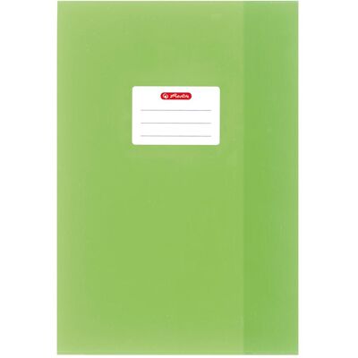 Herlitz, Heft + Block, Heftschoner DIN A4, geprägt (Bast), PP, hellgrün mit aufgeklebtem Beschriftungsetikett (A4) Herlitz, Heft + Block, Heftschoner DIN A4, geprägt (Bast), PP, hellgrün mit aufgeklebtem Beschriftungsetikett (A4)
