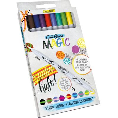 Online, Malstifte, CALLI BRUSH PENS - Faserschreiber (10x) Online, Malstifte, CALLI BRUSH PENS - Faserschreiber (10x)