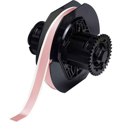 Brady, Etikettenrolle, B30C-500-569-PK, Hochleistungs-Polyester, Pink, glänzend, 12.70 mm x 30.48 m, permanent, End (12.70 mm) Brady, Etikettenrolle, B30C-500-569-PK, Hochleistungs-Polyester, Pink, glänzend, 12.70 mm x 30.48 m, permanent, End (12.70 mm)