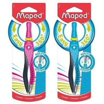 Magni Zirkel KIDZ AGILITY 2farbig Blister, Zirkel, Mehrfarbig Magni Zirkel KIDZ AGILITY 2farbig Blister, Zirkel, Mehrfarbig
