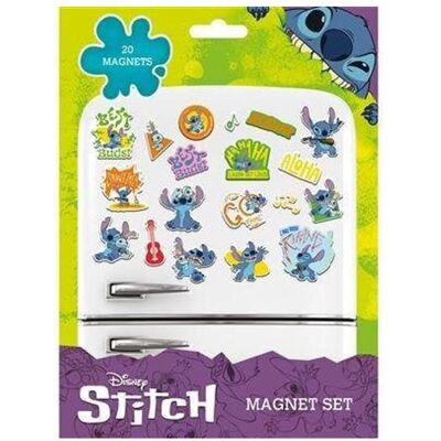 Pyramid Magnet, Lilo & Stitch Scrump Kühlschrankmagnet Set (20er Pack) (Einheitsgrösse) (mehrfarbig) (20x) Pyramid Magnet, Lilo & Stitch Scrump Kühlschrankmagnet Set (20er Pack) (Einheitsgrösse) (mehrfarbig) (20x)