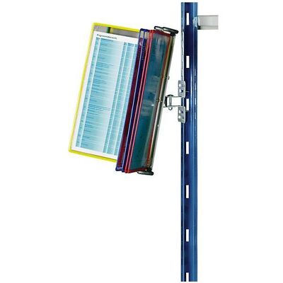 kaiserkraft, Informationsschild, Klarsichttafel-Dokumentenhalter für Regal kaiserkraft, Informationsschild, Klarsichttafel-Dokumentenhalter für Regal