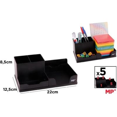 Main paper, Schreibtisch Accessoire, Schwarzer Schreibtisch-Organizer Main paper, Schreibtisch Accessoire, Schwarzer Schreibtisch-Organizer
