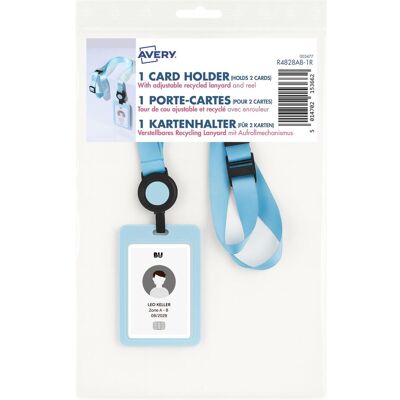 Avery Informationsschild, Lanyard mit Kartenhalter Avery Informationsschild, Lanyard mit Kartenhalter