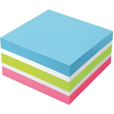 Soennecken, Haftnotiz, Haftnotizwürfel Farbmix Brilliant 75 x 75 mm (B x H) blau grün pink 400 Bl. (75 x 75 mm) Soennecken, Haftnotiz, Haftnotizwürfel Farbmix Brilliant 75 x 75 mm (B x H) blau grün pink 400 Bl. (75 x 75 mm)
