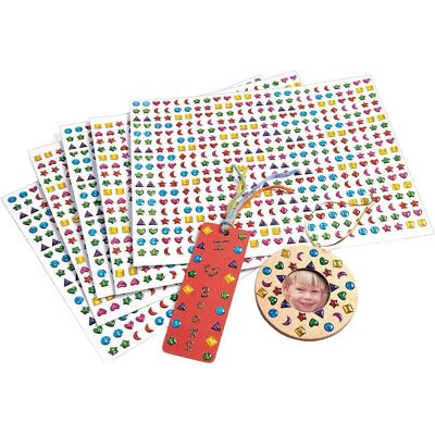 Colorations, Sticker, Färbungen - 3D-Edelsteinaufkleber, 2150 Stück. (2150 Sticker) Colorations, Sticker, Färbungen - 3D-Edelsteinaufkleber, 2150 Stück. (2150 Sticker)