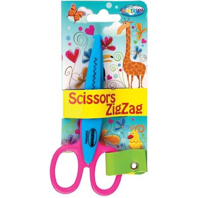 Centrum Schere, Saks Zig-Zag ass. På blisterkort (13.50 cm) Centrum Schere, Saks Zig-Zag ass. På blisterkort (13.50 cm)