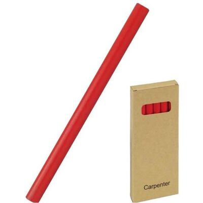 GrandHall, Bleistift, HB roter Zimmermannsbleistift (12 Stück) GRAND (HB, 12x) GrandHall, Bleistift, HB roter Zimmermannsbleistift (12 Stück) GRAND (HB, 12x)
