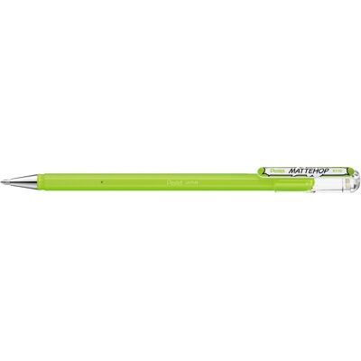 Pentel, Schreibstifte, Mattehop Gelschreiber gelb-grün 0,5 mm, Schreibfarbe: gelb, 1 St. (1x) Pentel, Schreibstifte, Mattehop Gelschreiber gelb-grün 0,5 mm, Schreibfarbe: gelb, 1 St. (1x)