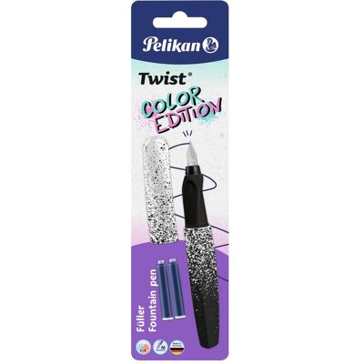 Pelikan Schreibstifte, Füllhalter (Patronenfüllsystem) Twist Color Edition Füller für Rechts- und Linkshänder, sch (1x) Pelikan Schreibstifte, Füllhalter (Patronenfüllsystem) Twist Color Edition Füller für Rechts- und Linkshänder, sch (1x)
